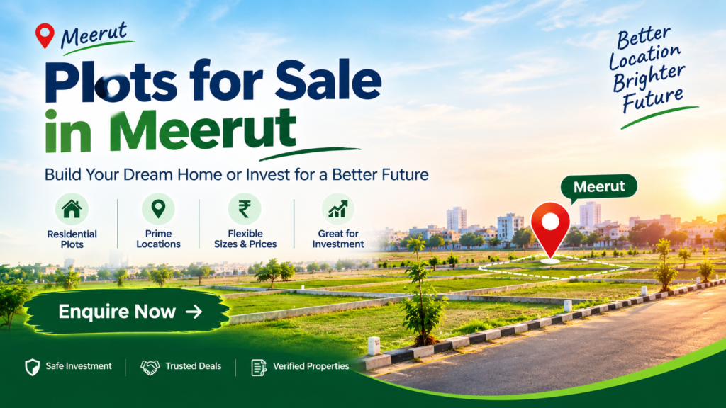 Plots for Sale in Meerut – Residential Plots and Investment Options